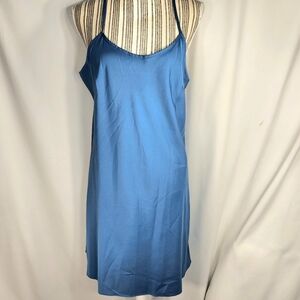 nanette Nanette Lepore NWOT Blue Adjustable Strap Satin Nightie Size 12